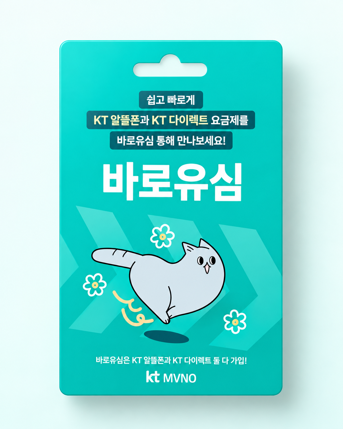 KT 바로유심 제품 그래픽