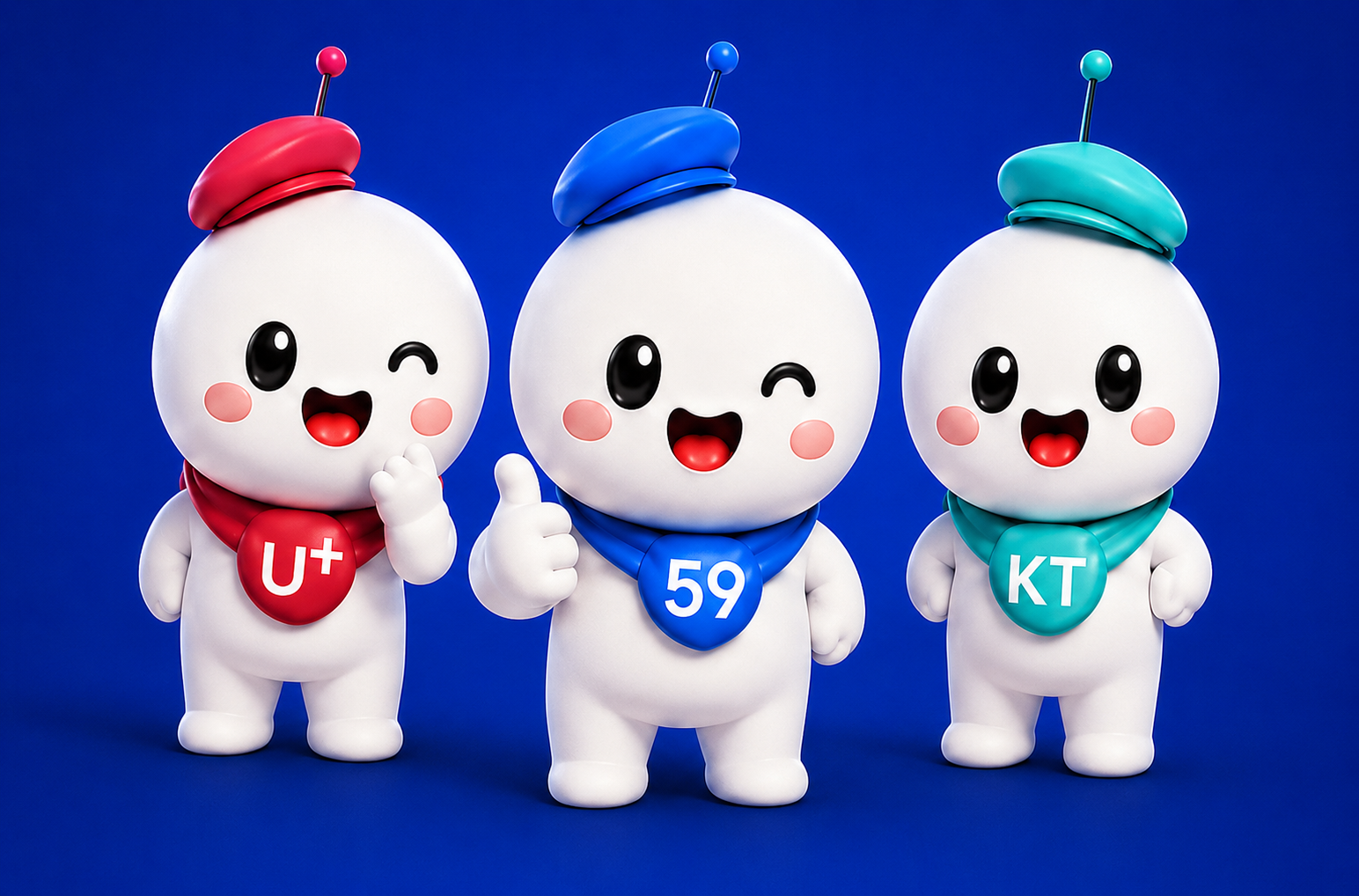 59만모바일 캐릭터 - KT·LG 정식망 선불폰 개통